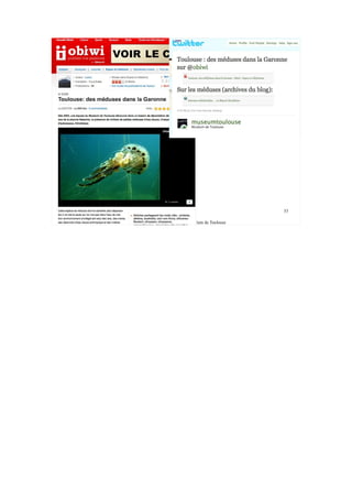 33

Rencontre Web 2.0 <> musées - 16 oct. 2009   Samuel Bausson – Muséum de Toulouse
 