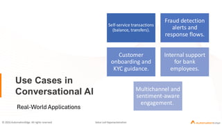 Conversational AI in Banking: Beyond Chatbots to Intelligent Workflows ...
