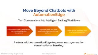 Conversational AI in Banking: Beyond Chatbots to Intelligent Workflows ...