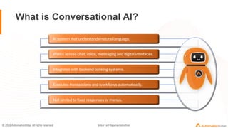 Conversational AI in Banking: Beyond Chatbots to Intelligent Workflows ...