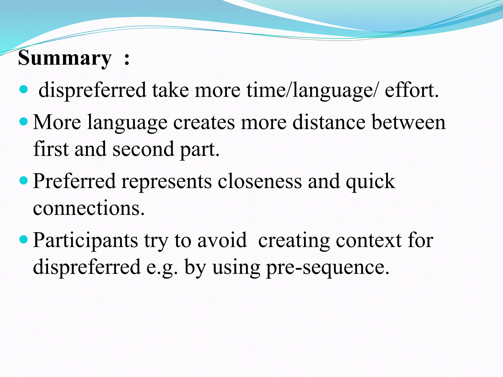 Conversational analysis | PPTX