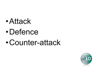Attack Defence Counter-attack 