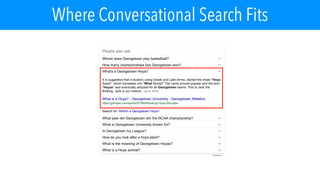 Conversational Search from KM World / Enterprise Search & Discovery Slide 16