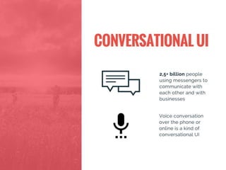 Conversational UI, chatbot, AI - simply explained 