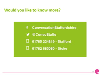 Would you like to know more?
22
 