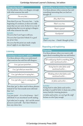 Perhaps Example Conversation expressions | PDF