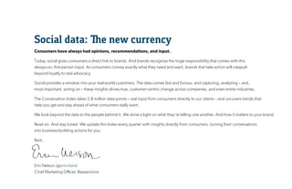 Table of Contents
Social data: The new currency .............................................................................