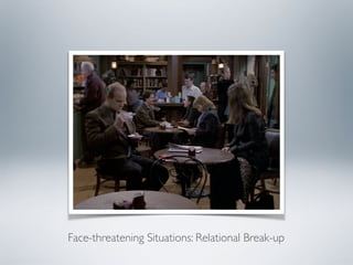 Face-threatening Situations: Relational Break-up
 