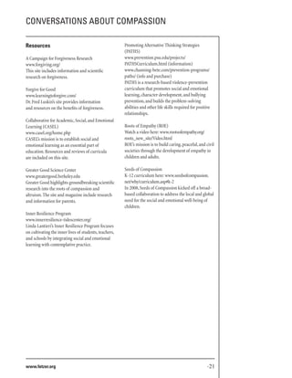 Conversations About Compassion Guide | PDF