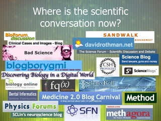 Where is the scientific conversation now? 