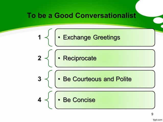 Conversation Skills