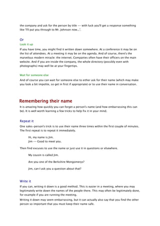 Conversation Techniques | DOCX