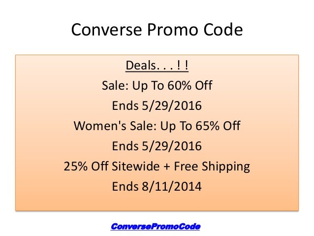 converse website coupon code