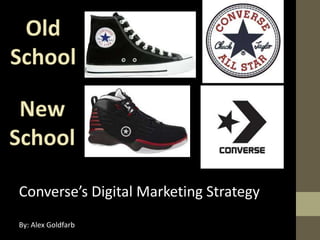 Converse’s Digital Marketing Strategy
By: Alex Goldfarb
 