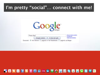 I’m pretty “social”… connect with me!
 