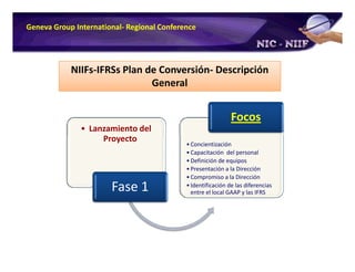 Plan de Conversion a IFRS