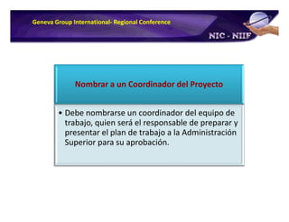 Plan de Conversion a IFRS