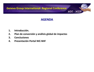 Plan de Conversion a IFRS