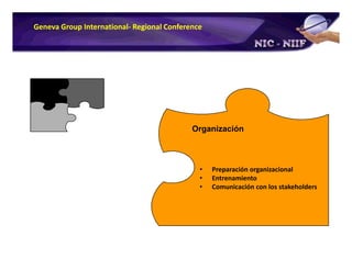 Plan de Conversion a IFRS