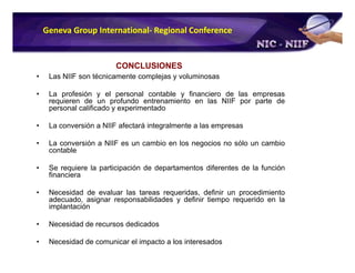 Plan de Conversion a IFRS