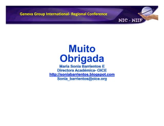 Plan de Conversion a IFRS