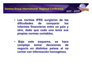 Plan de Conversion a IFRS