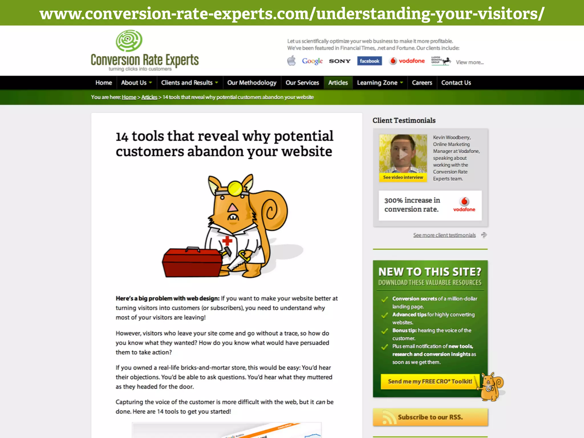 www.conversion-rate-experts.com/understanding-your-visitors/ 
 
