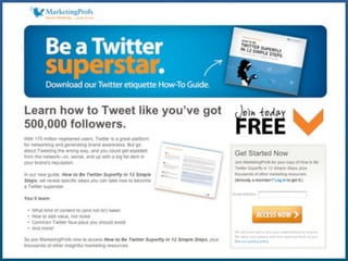 #2: LANDING PAGE ELEMENTS
Conversion Optimization Factors
 