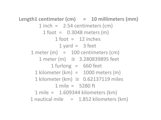 Conversion Chart PPT conversion-chart-ppt