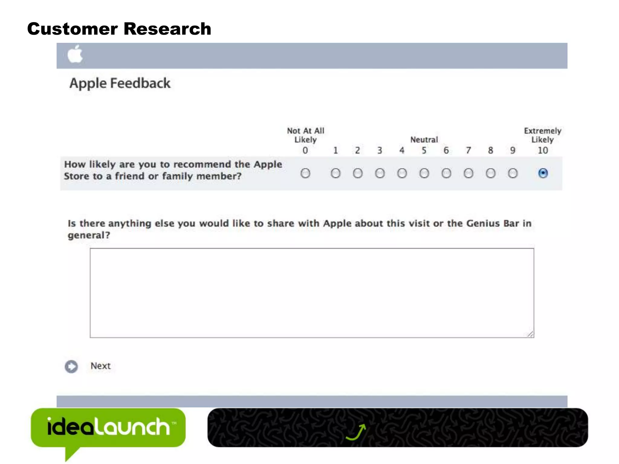 Customers. Speak with customers and learn the wants and needs.