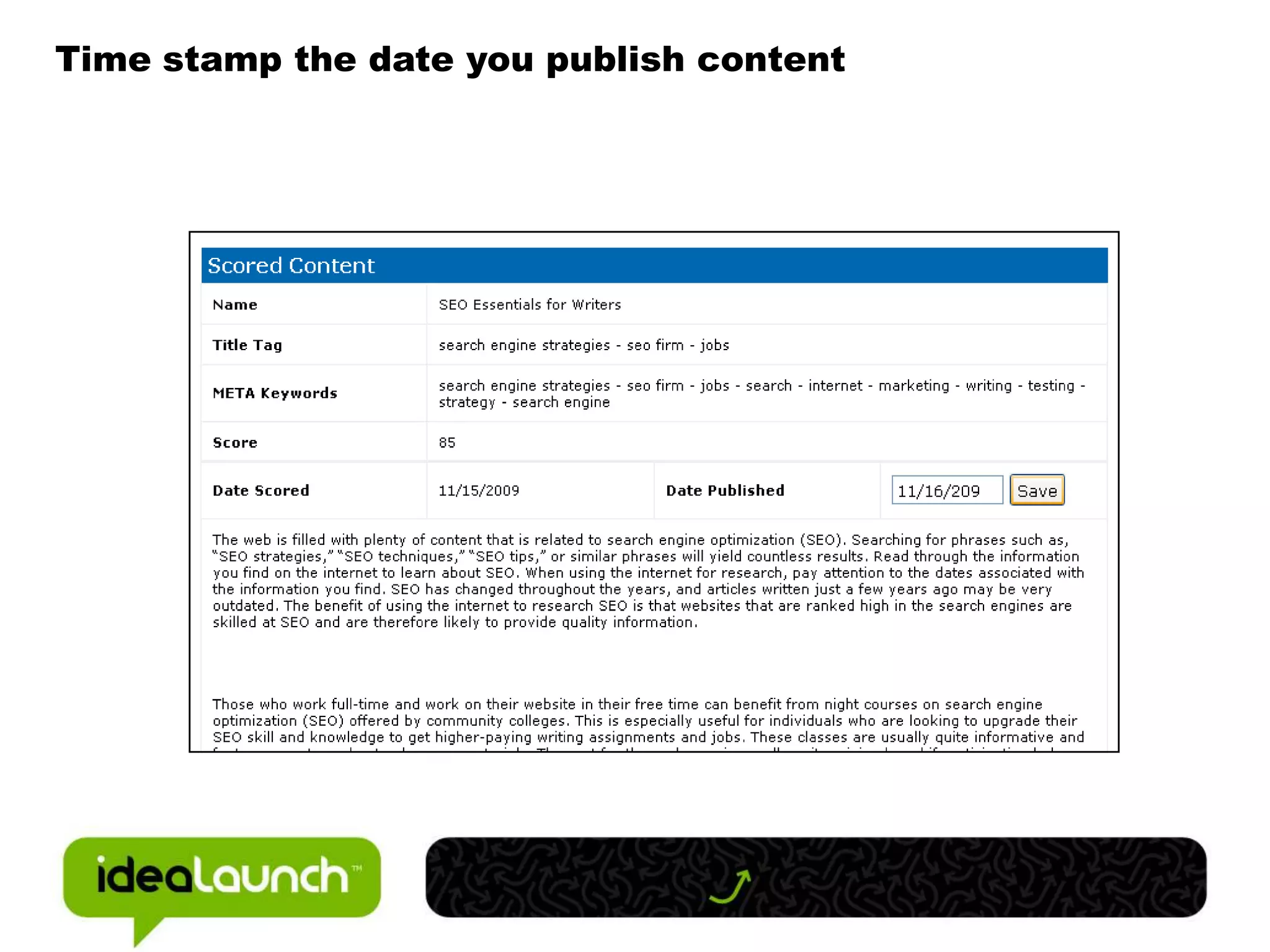 Create informational content that sells WITHOUT sellingInfo Content Speaking Events White Papers Webinars Podcasts Books Online CoursesWorkBooks Press Releases