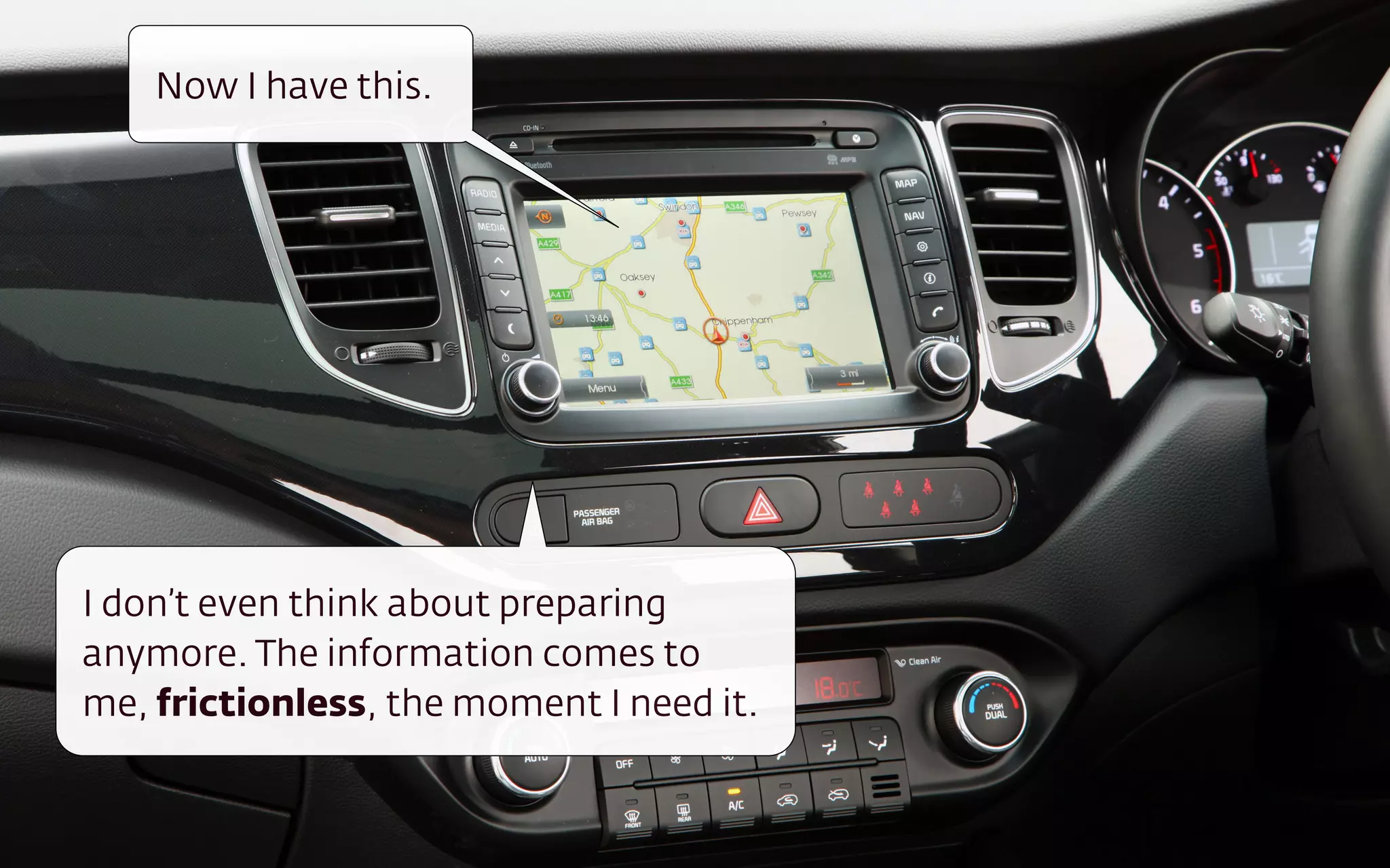 I don’t even think about preparing
anymore. The information comes to
me, frictionless, the moment I need it.
Now I have this.
 