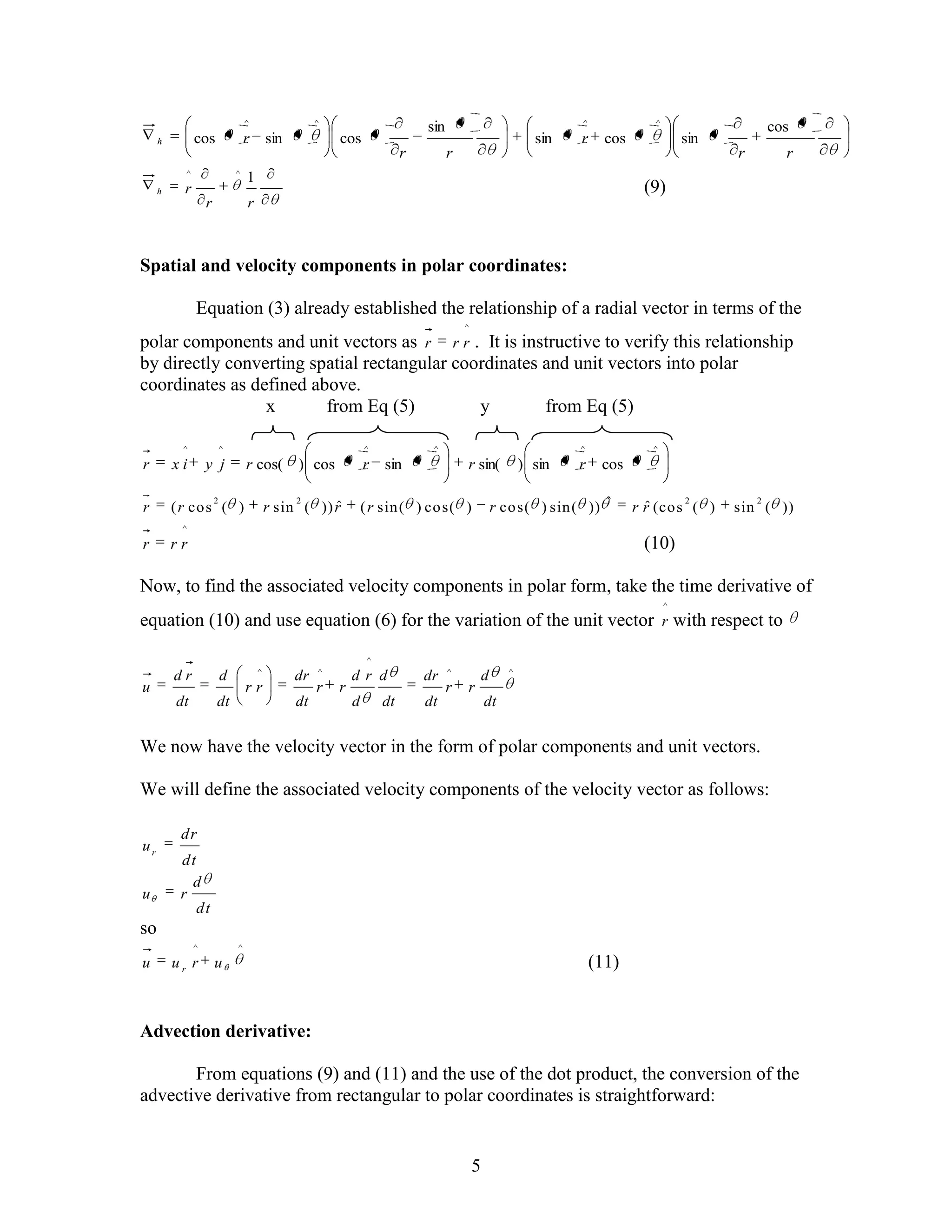 Conversion from rectangular to polar coordinates and gradient wind | DOCX