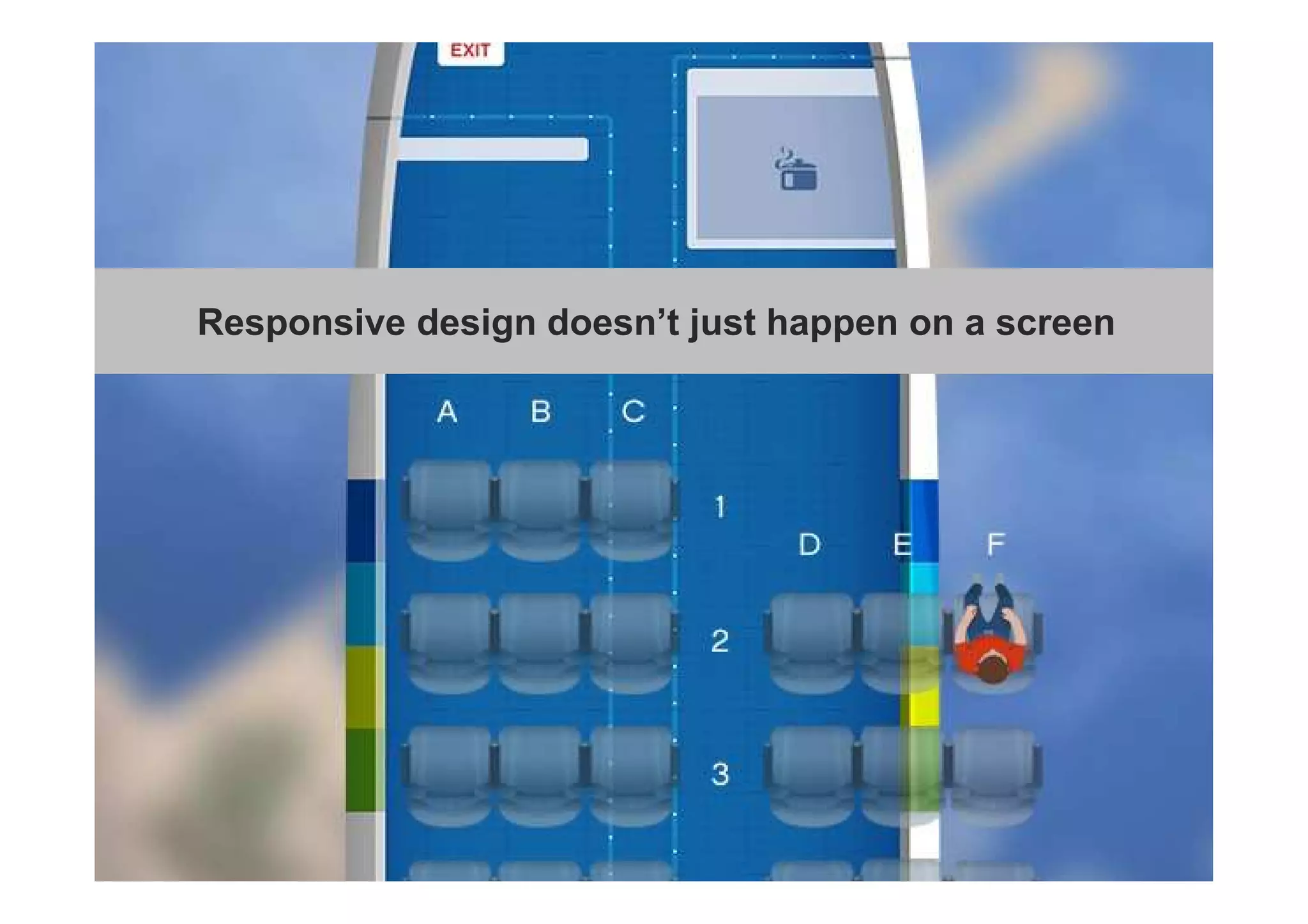 Responsive design doesn’t just happen on a screen 
 