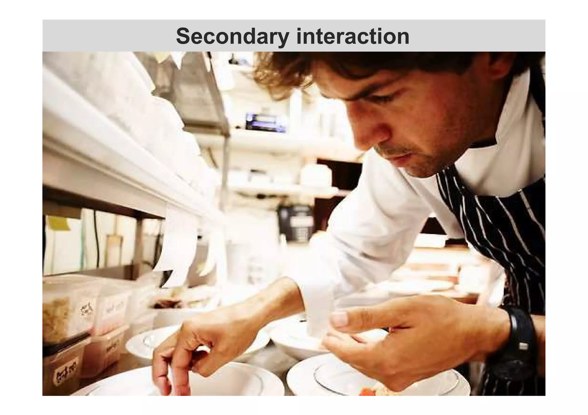 Secondary interaction 
 