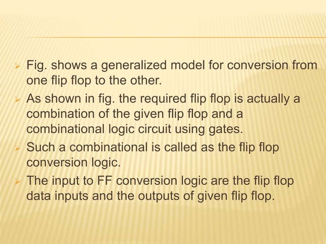 Conversion of flip flop | PPTX