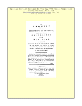 Special Edition Brought To You By; TTC Media Properties
Digital Publishing: April, 2014
http://www.gloucestercounty-va.com Visit us
History Education Series
 