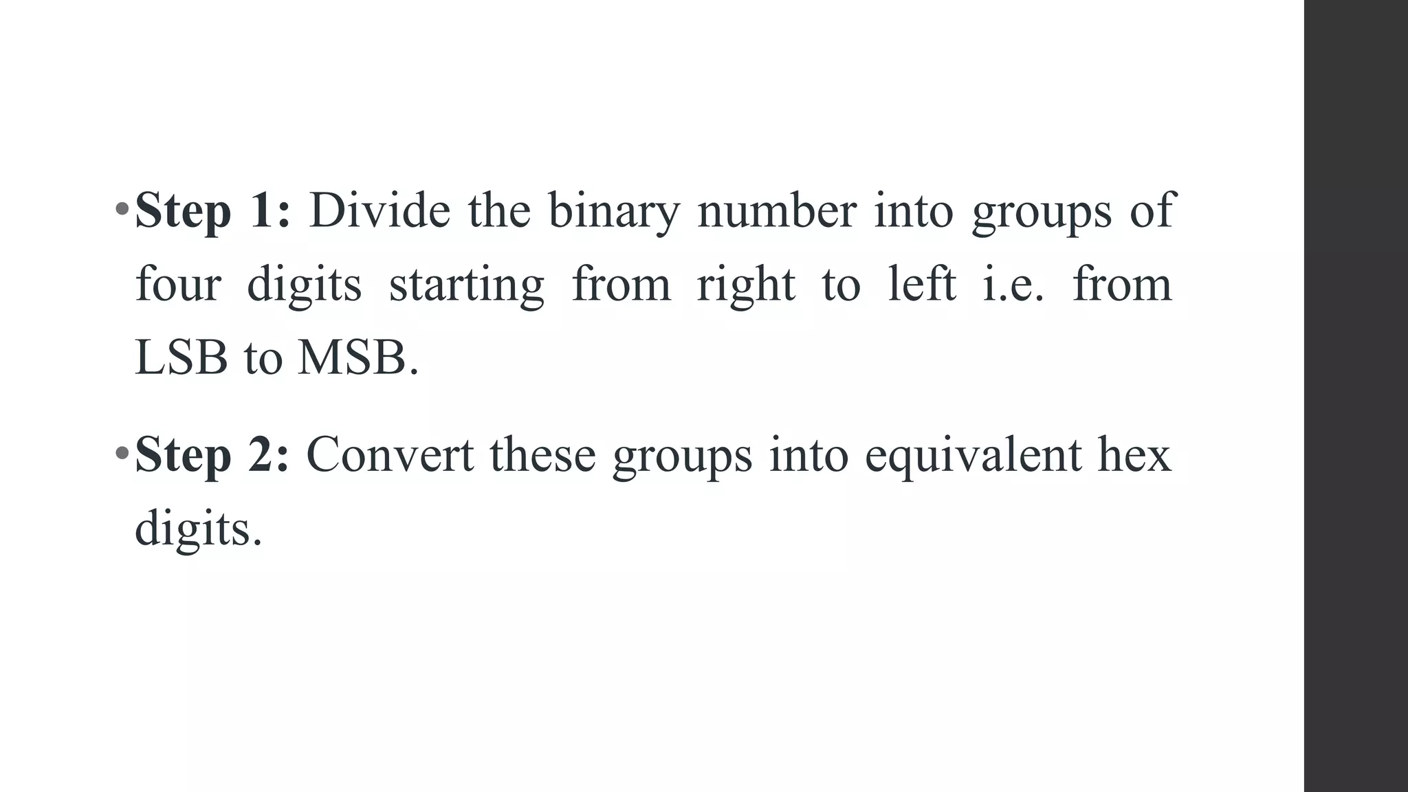 Conversion of Number Systems | PPTX