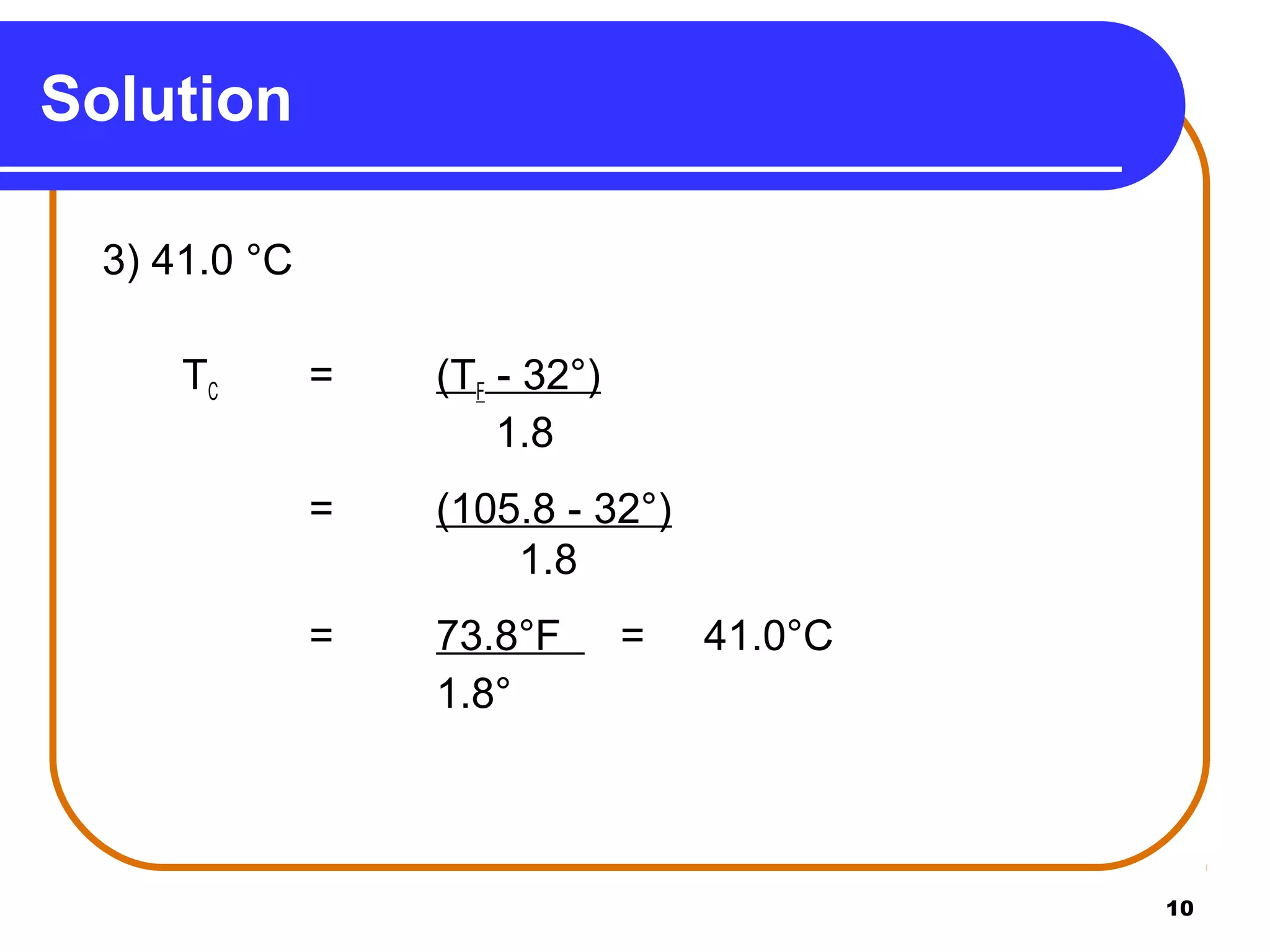 Conversion of temperature | PPT