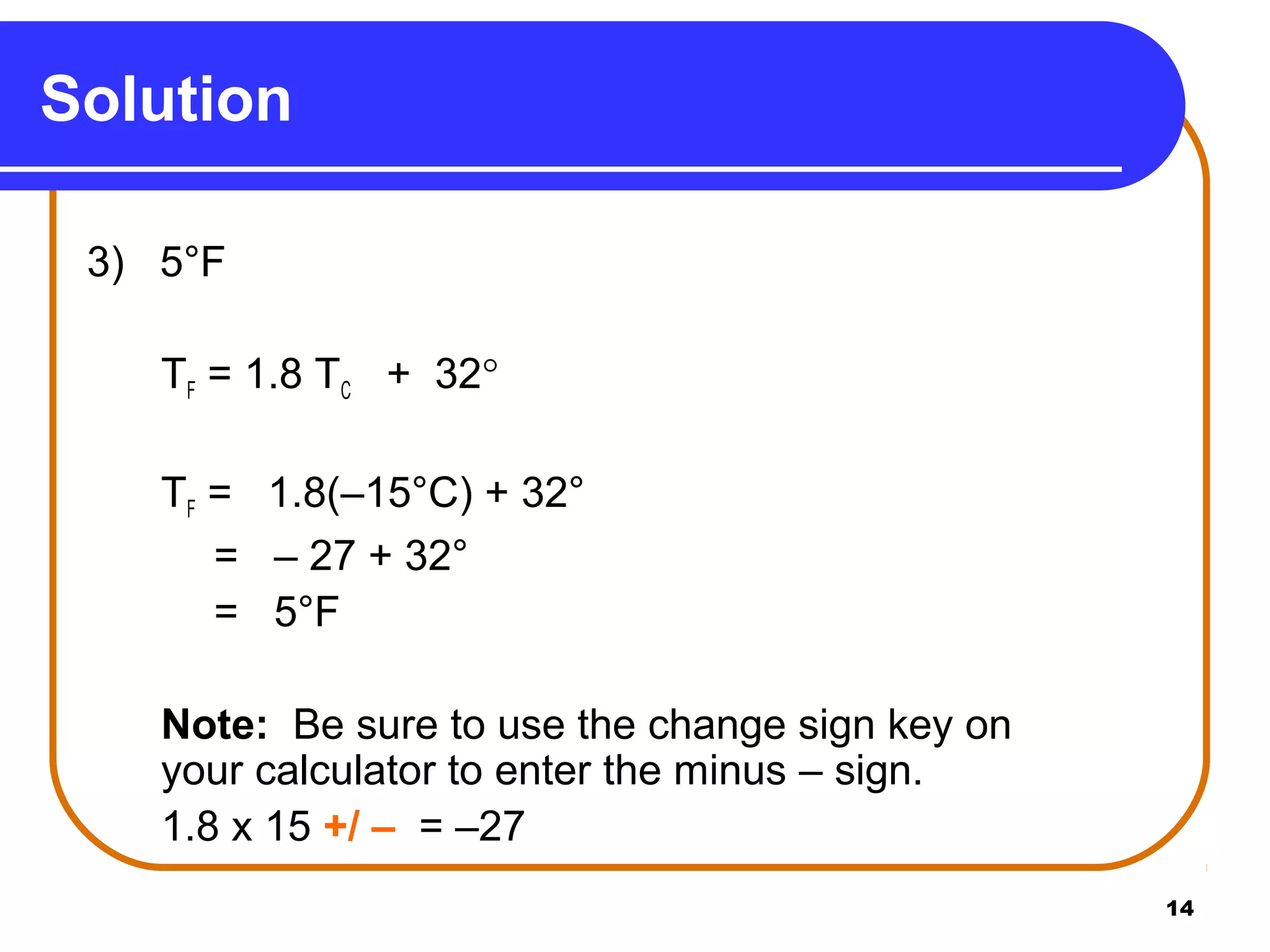 Conversion of temperature | PPT
