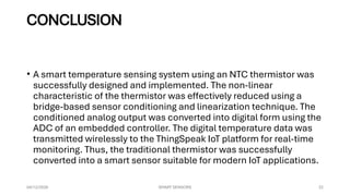 Conversion of Traditional Thermistor into Smart IoT Temperature Sensor ...