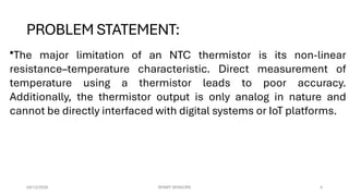 Conversion of Traditional Thermistor into Smart IoT Temperature Sensor ...