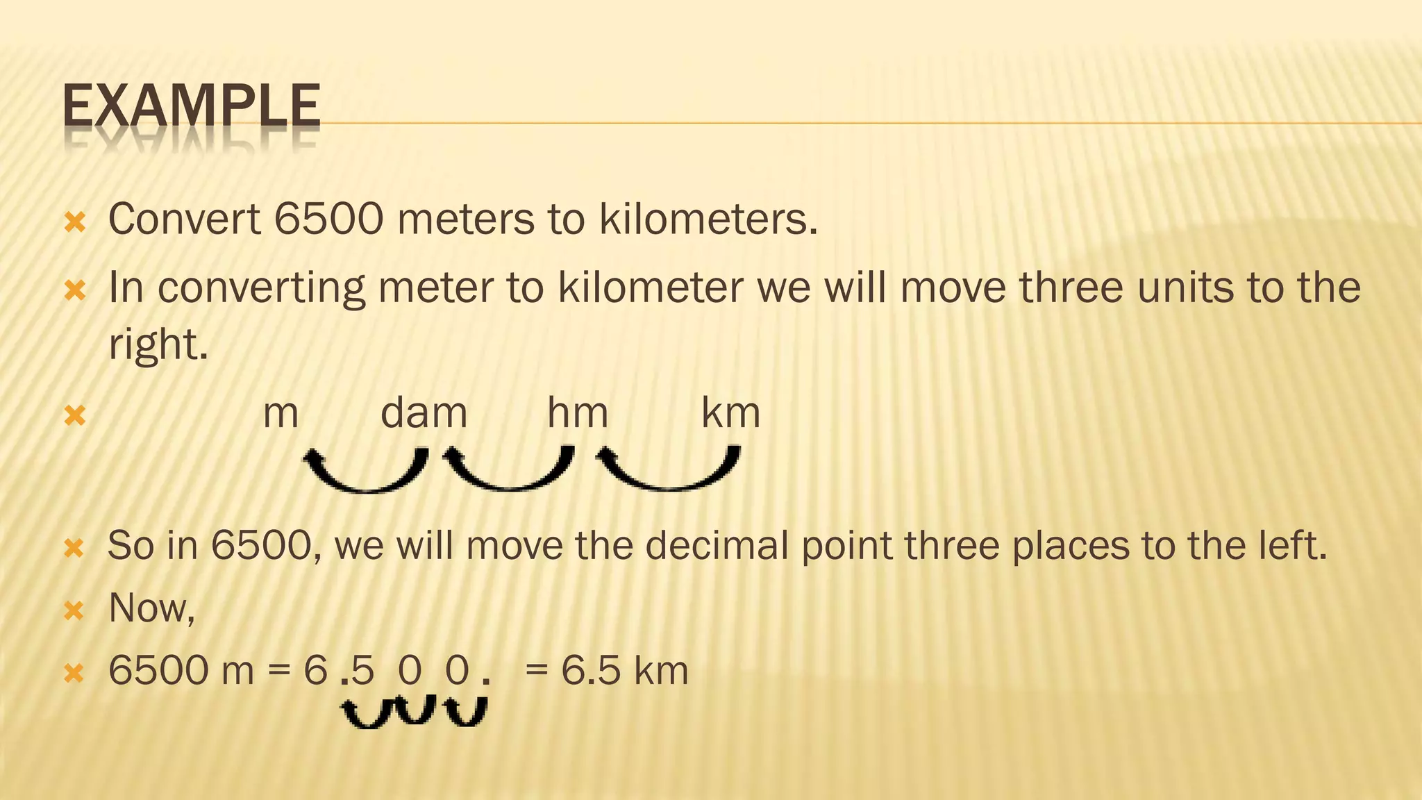Conversion of units of measurements pptx