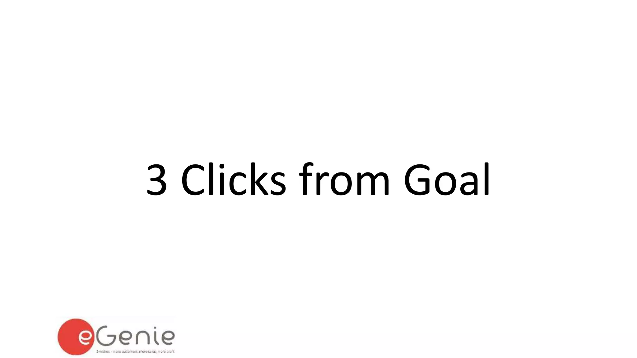 3 Clicks from Goal 
 