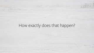 15
​How exactly does that happen?
 
