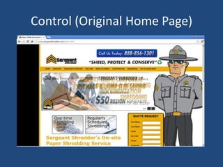 Control (Original Home Page)

 