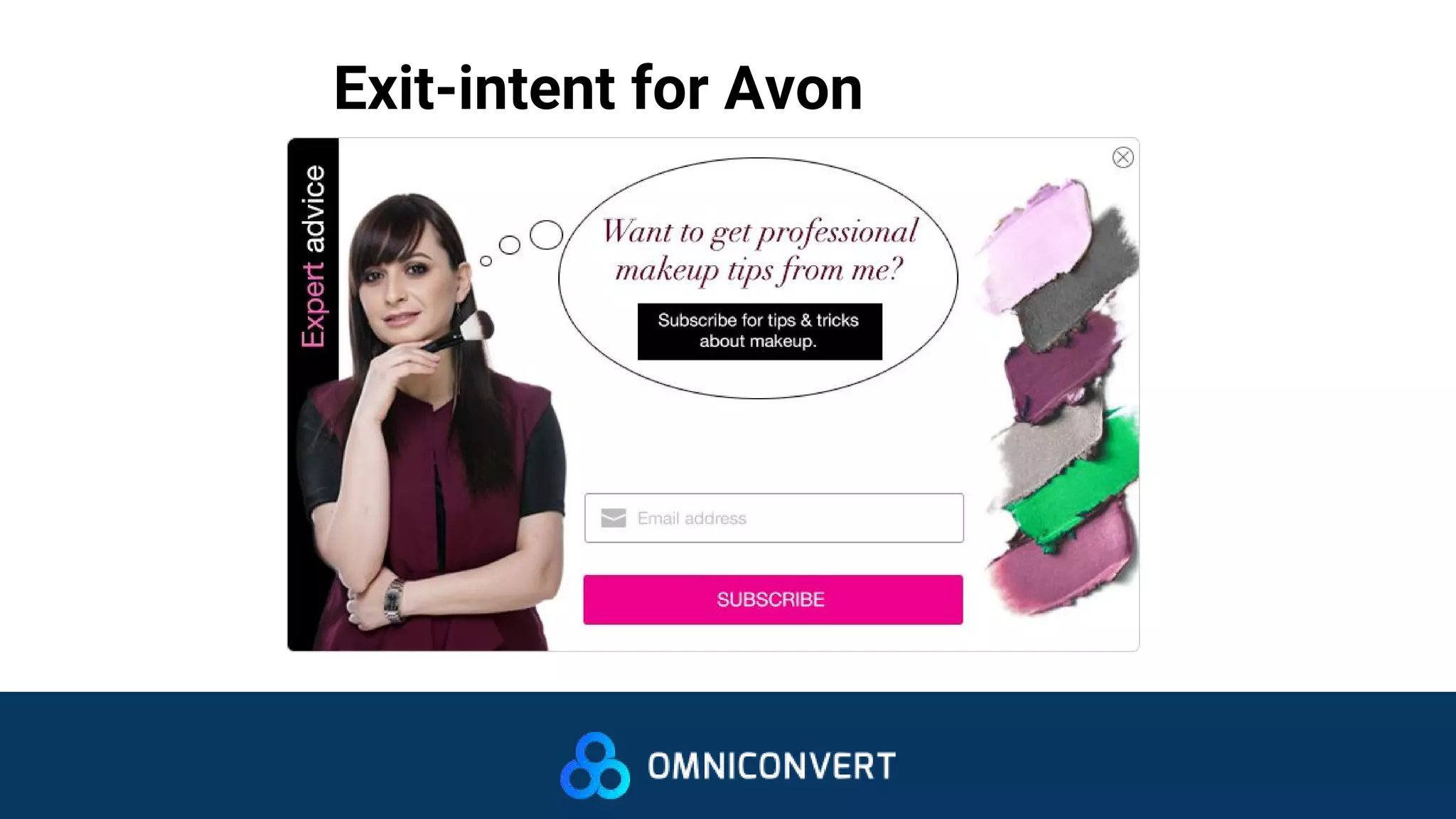 Exit-intent for Avon
 