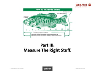 © Andre Morys, Web Arts AG www.web-arts.com86
Part III:
Measure The Right Stuff.
@morys
 