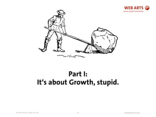 © Andre Morys, Web Arts AG www.web-arts.com16
Part I:
It‘s about Growth, stupid.
 