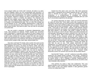 nunca preguei melhor em minha vida". Contudo, ele sabia e eu sabia,
que sua pregação melhor era uma compensação para esconder a si
mesmo e aos seus paroquianos a sua perda vital. Freqüentemente nós
construímos estas compensações. Um médico missionário fugiu com
sua secretária, deixando a esposa e os filhos. Quando labutei com ele
para retornar a Deus e à família, ele replicou: "Fui chamado para
organizar uma religião menos rígida, mais liberal, mais do amor de
Deus". Era uma patética defesa indefensável. Anos mais tarde visitei-o
no hospital, e ele pateticamente disse: "Sou um velho filho pródigo que
nunca regressou ao lar". Suas defesas desapareceram e nada mais a
não ser a ruína permaneceu. Ele a ofereceu a Deus, e com Ele fez as
pazes antes de partir. Sua alma foi salva, mas sua vida foi uma perda,
uma perda total.
Isto nos conduz a perguntar, a perguntar ofegantemente, pois
muito, está pendente da resposta. Podem aqueles que reincidiram
serem restaurados? A resposta está na palavra de Jesus à Igreja morna
de Laodicéia: "Eis que estou à porta e bato; se alguém ouvir a minha voz
e abrir a porta, entrarei em sua casa, e cearei com ele e ele comigo".
Nada mais ternamente lindo, jamais foi proferido, e contudo foi proferido
para uma igreja morna e que declinara. Ele está de pé justamente agora
à porta de seu coração e bate, quem sabe, através desse livro.
Que deve você fazer? É simples, abra a porta! Uma porta se abre
exatamente por onde se fechou, você entra por onde saiu. Se você saiu
pela negligência da prece e da leitura da Palavra, então você entra
acertando de novo a Hora Tranqüila. Se você saiu por ter acarinhado um
ressentimento contra alguém, entregue esse ressentimento a Deus e
aproxime-se daquela pessoa e acerte tudo. Se você foi desonesto,
confesse a desonestidade e restitua o que não lhe pertence. Se você
perdeu o amor e o substituiu pela implicância, abandone a implicância e
encha-se do amor, amor que dá. Se você permitiu que "fazer dinheiro"
tomasse o lugar de Deus, é tempo de colocar o dinheiro em seu devido
lugar. Submeta-o à vontade de Deus, faça do dízimo o símbolo dessa
submissão e dê a Deus o lugar que Lhe pertence - supremo, supremo
sobre os nove décimos. Se você foi impuro, abandone a impureza e
submeta-se a Deus. Se você é autocentralizado, não desista de uma
coisa aqui outra ali, mas submeta tudo, tudo, e a si mesmo a Deus. Se
você tem sido amargo em críticas, abandone tal espírito nas mãos de
Deus e deixe que Ele expulse esse sentimento e preencha o vazio com
amor e apreciação.

Aceitar-me-á Ele assim como sou? Sim. Não tente apresentar
nada melhor, a apresentar-se de maneira diferente da real - venha assim
como é. "Entrarei em sua casa" - nele, no que reincidiu, mas se
arrependeu, e o arrependimento é revogação de sentença.
Arrependimento não é penitência. Penitência é expiação pelo que você
fez. É uma tentativa egocêntrica de salvação.
Um grande negociante me disse: "Tenho um terrível sentimento
de culpa em minha vida. Tenho atado minha mão à guarda da cama
noite após noite de modo que nunca pude dormir confortavelmente, para
castigar-me, para fazer penitência pelos meus pecados". Perguntei-lhe:
"Por acaso isso lhe tirou os pecados?" "Não", ele replicou, "lá estão eles
ainda". "Você está no trilho errado", repliquei. "Está tentando oferecer
seu próprio sofrimento, seu sangue, como expiação pelos seus pecados.
Não tente oferecer o seu sangue, mas aceite o sangue do Filho de
Deus. Ele morreu por você. É um dom. Retire suas mãos da tentativa de
auto-salvação. Pela graça sois salvos, mediante a fé, e isto não vem de
vós, é dom de Deus". "Não é muito barato isto?" perguntou-me. "Não,
não é barato. É dom caríssimo, porque se você receber o dom,
pertencerá para sempre ao Doador. Ele entrelaçará seu coração ao dEle
com as cordas do amor, e por nada neste mundo você poderá ter isso, a
não ser por Ele". Oramos juntos, e ele se entregou a Deus. Alguns dias
depois recebi uma carta dele: "Desconheço o homem que possa ser
mais feliz do que eu sou. Todo aquele sentimento de culpa
desapareceu. Fui à igreja domingo e cantei hinos. Nunca havia cantado
antes. Tinha cantado as palavras, mas agora canto realmente os hinos.
No dia seguinte fui ao meu trabalho com uma leveza de passos que
nunca antes experimentara; atirei fora, pela primeira vez na vida, todo o
peso que me arcava". A salvação é um dom - "entrarei". Então
escancare a porta. No momento que você fizer isto Ele estará dentro!
Que fará Ele? "Cearei... com ele" - aceita-lo-ei como Meu anfitrião;
aceita-lo-ei com respeito devido à pessoa; “e ele comigo" - entretê-lo-ei
como Meu hóspede. Eis aqui respeito mútuo - você é anfitrião e hóspede
ao mesmo tempo, e Ele é Hóspede e Anfitrião. Restaura-se-lhe a
amizade. A separação desapareceu. Mas lembre-se de uma última coisa
- Ele é Anfitrião e Ele é Senhor!
Uma senhora me visitou e falou sem preâmbulos: "Sou uma
pessoa perdida e corro diretamente a Deus. Quero falar com o senhor".
Essa mulher é hoje uma pessoa radiante e está ganhando grande
número de cristãos para Cristo.

 